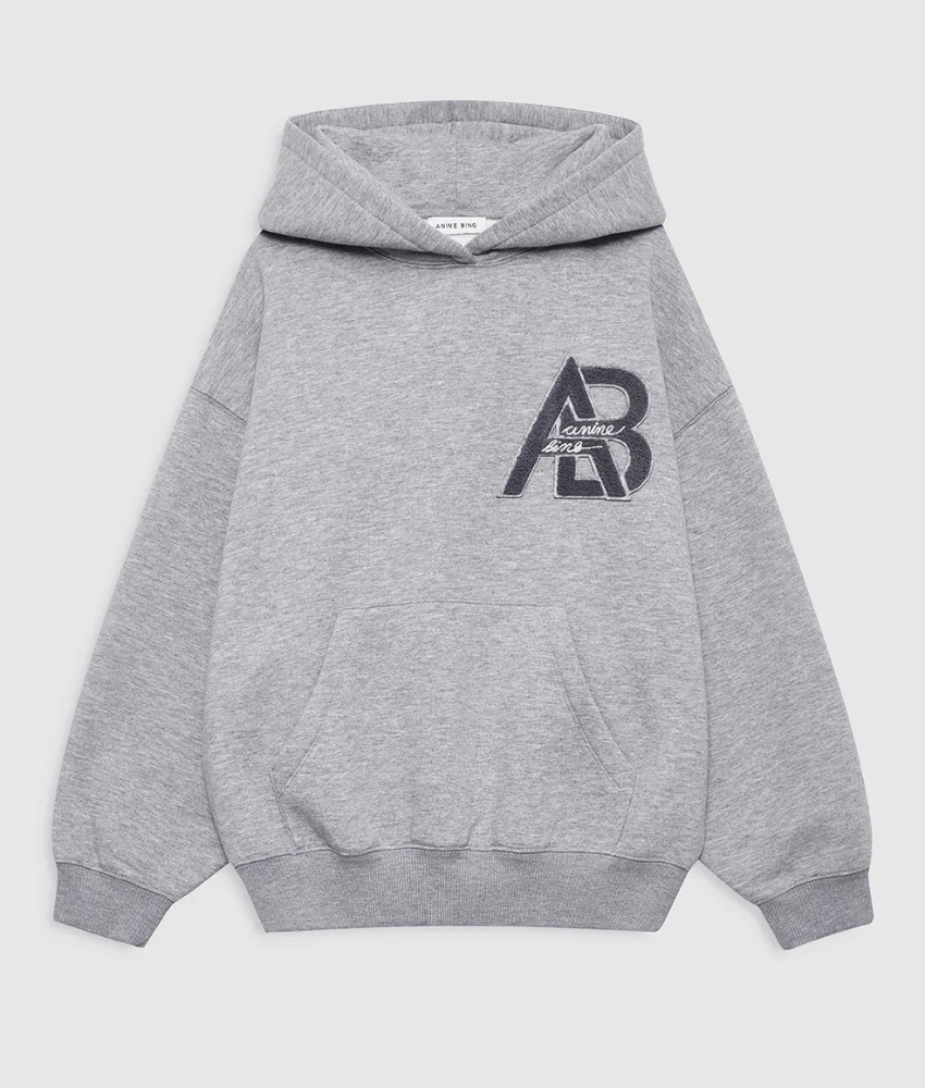 Anine Bing Jaci Letterman Hoodie
