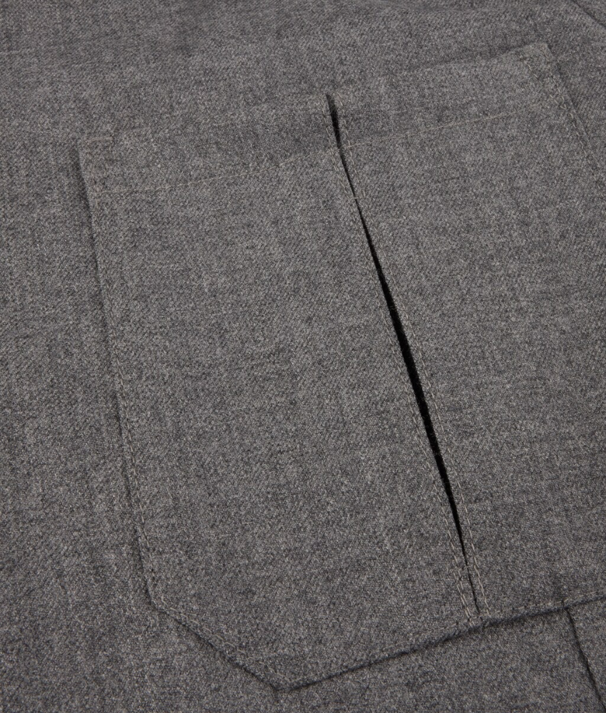 Stenstroms Shacket Buttoned Wool