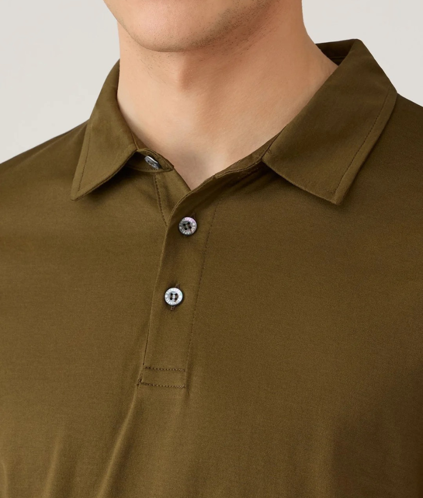 Sunspel LS Jersey Polo