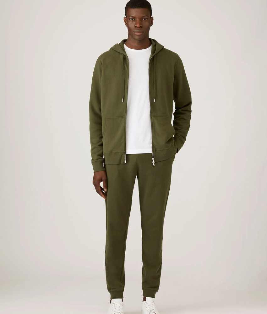 Sunspel Track Pant Deep Olive