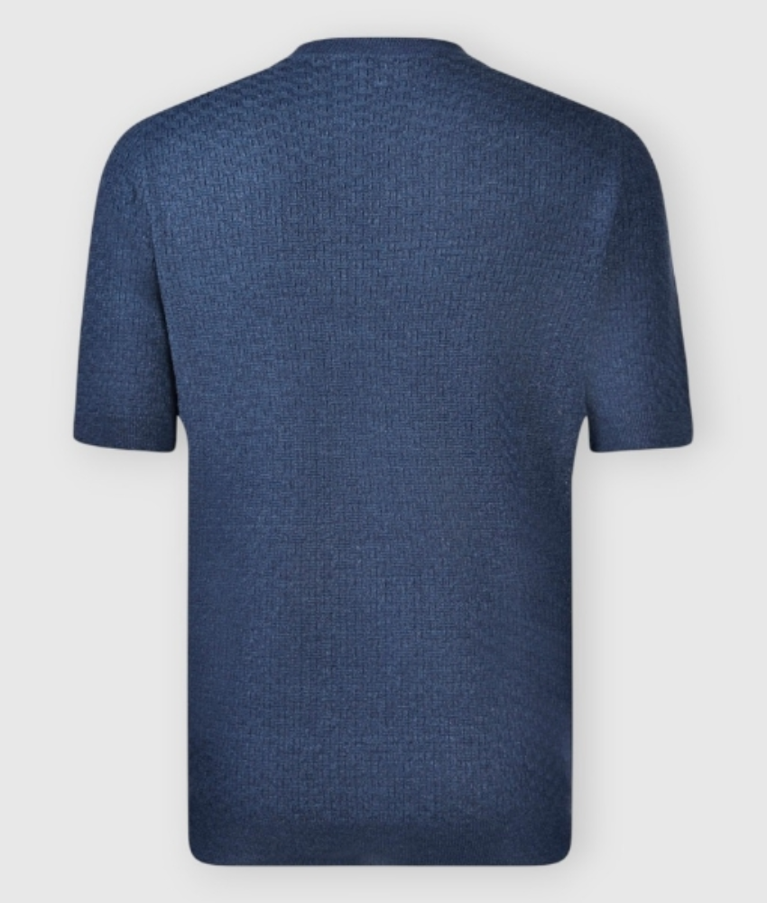 Gran Sasso Brickwork Knit T-Shirt