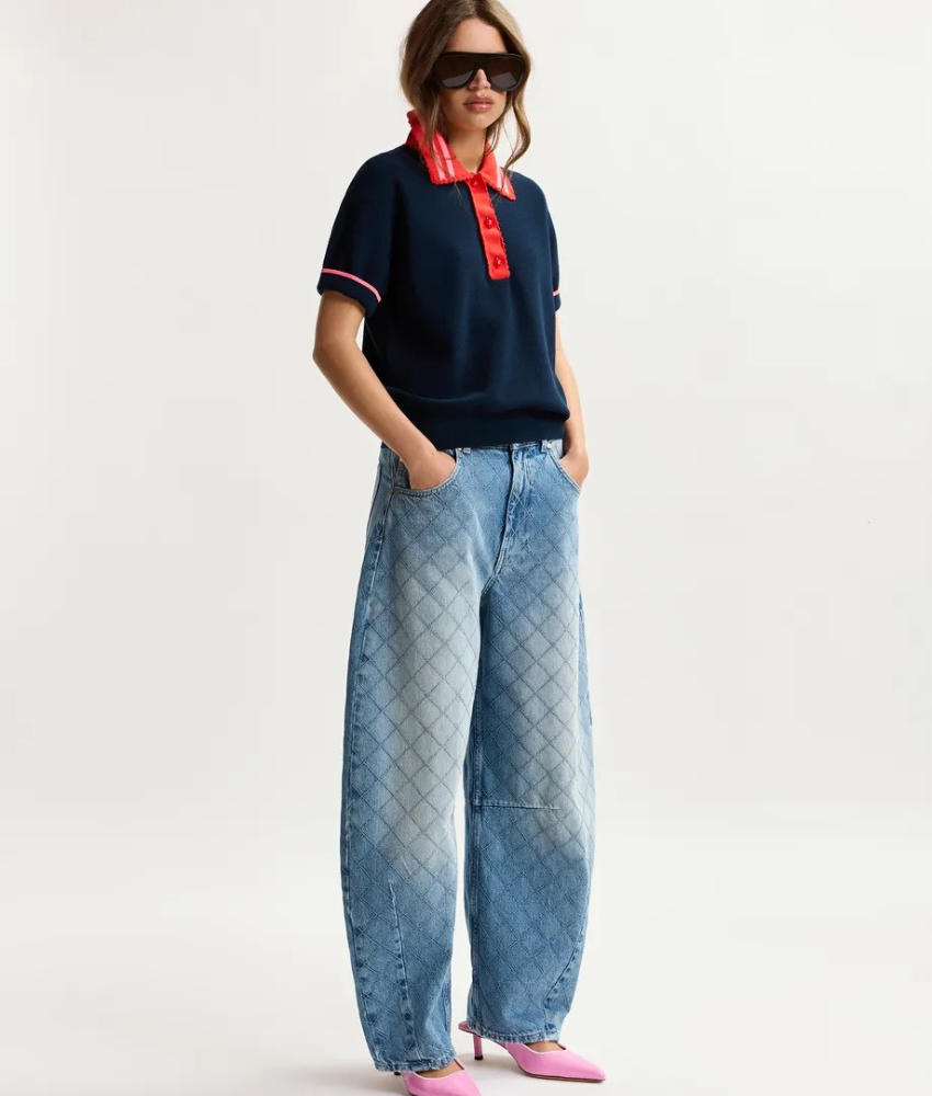 Essential Antwerp Kontrast Knit Polo