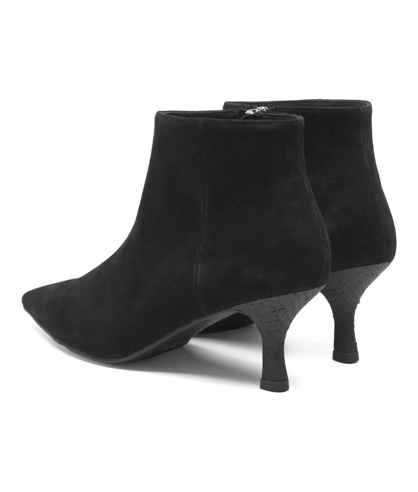 Woden Vera Suede Black