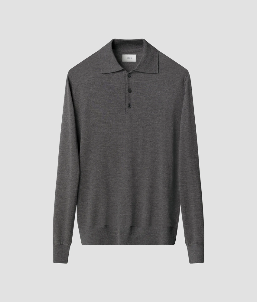 Eton Fine Knit Merino Polo