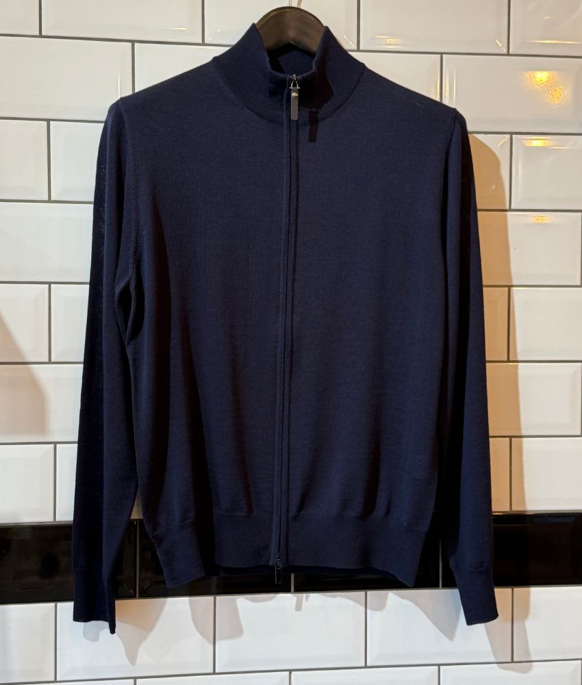 Canali Full Zip Knit