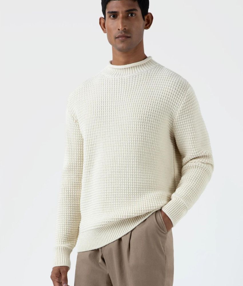 Sunspel Fisherman Jumper – - Main Image