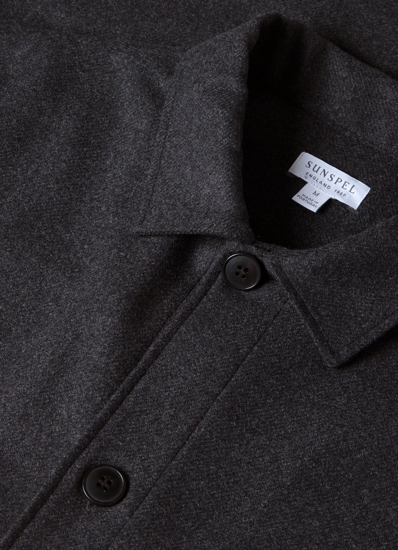 Sunspel Wool Twill Overshirt