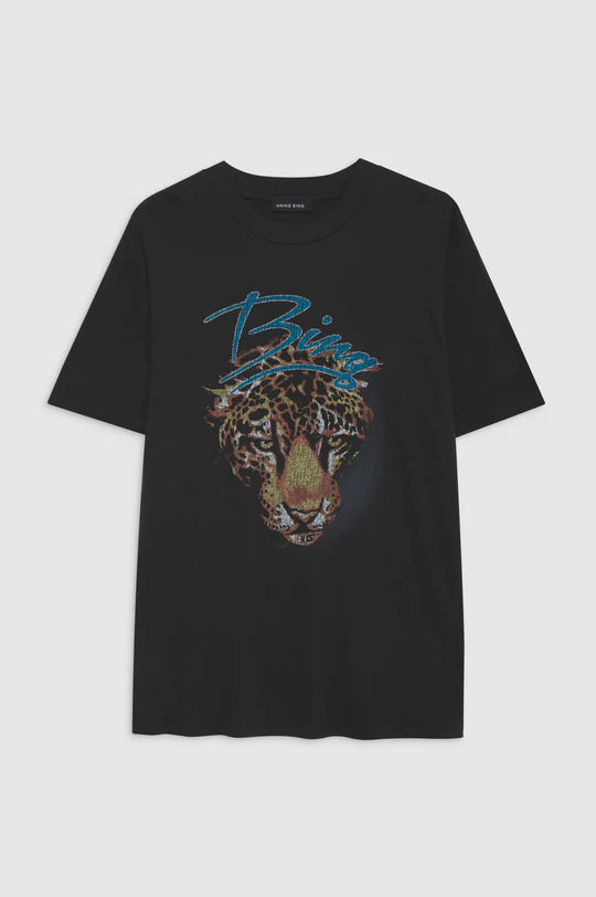 Anine Bing Walker Tee Leopard
