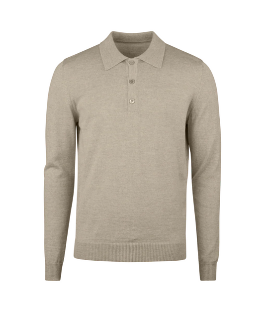 Stenstroms Knitted Merino Polo