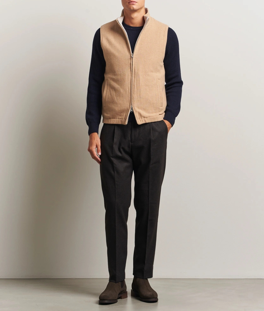 Stenstroms Reversible Wool Gilet