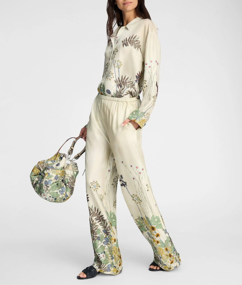 Munthe Fabert Silk Trousers