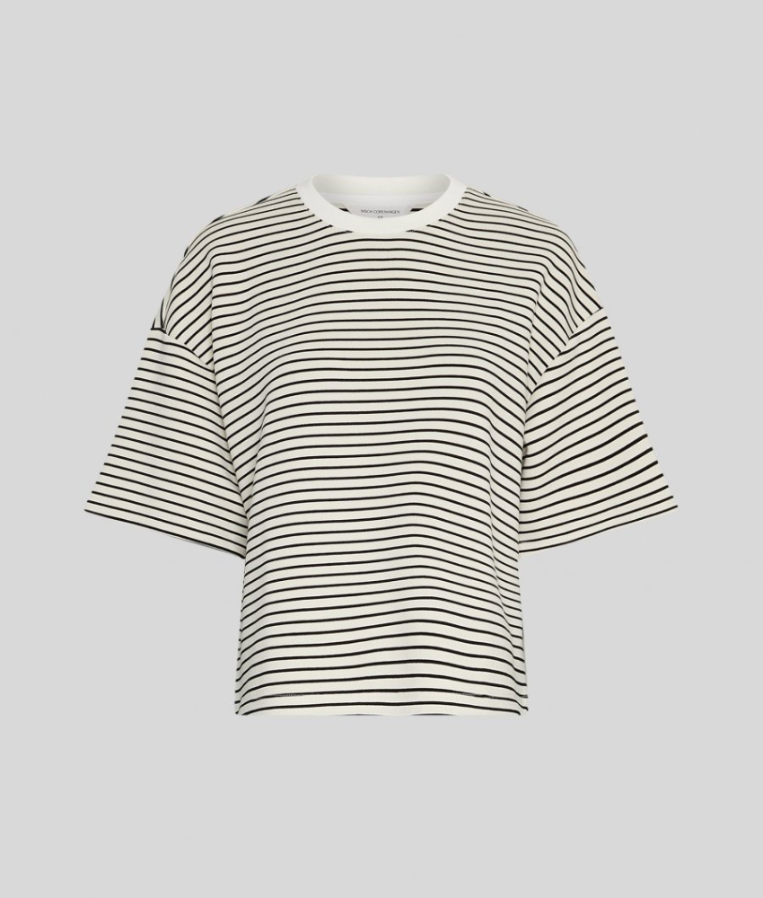 MSCH Nilda SS Sweatshirt Oatmeal/Black