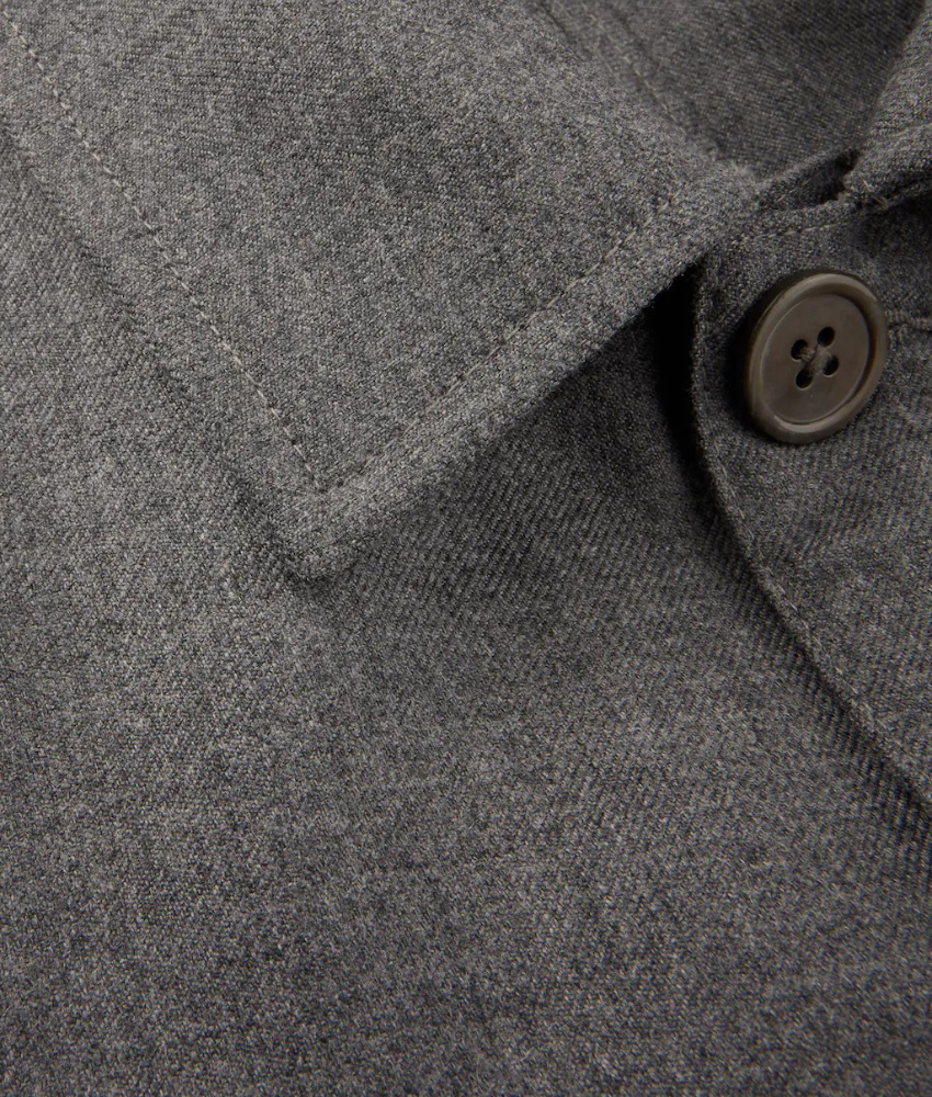 Stenstroms Shacket Buttoned Wool