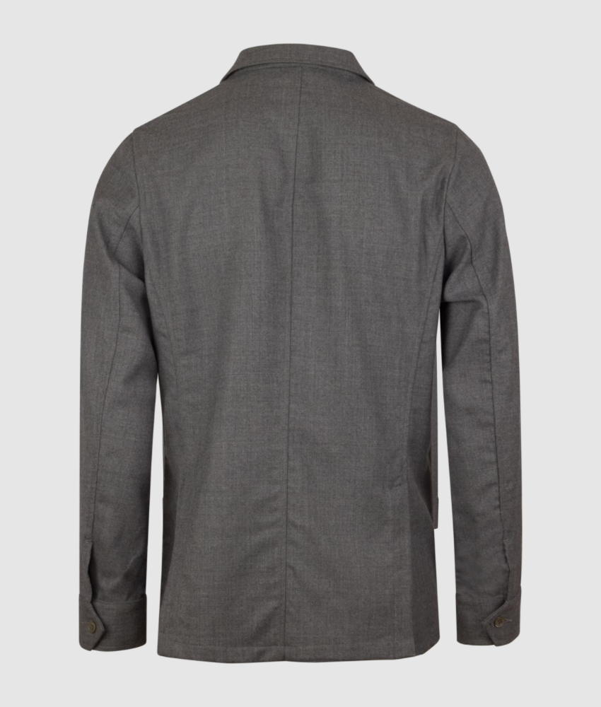 Stenstroms Shacket Buttoned Wool