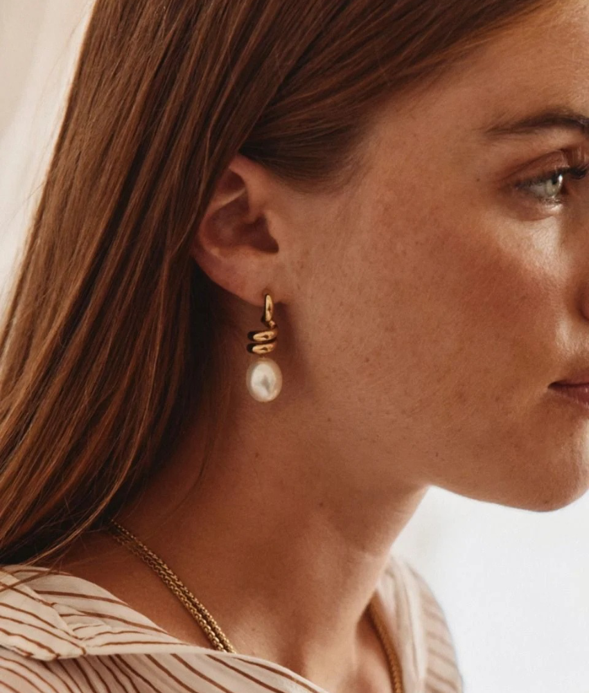 EDBLAD Swivel Pearl Earrings