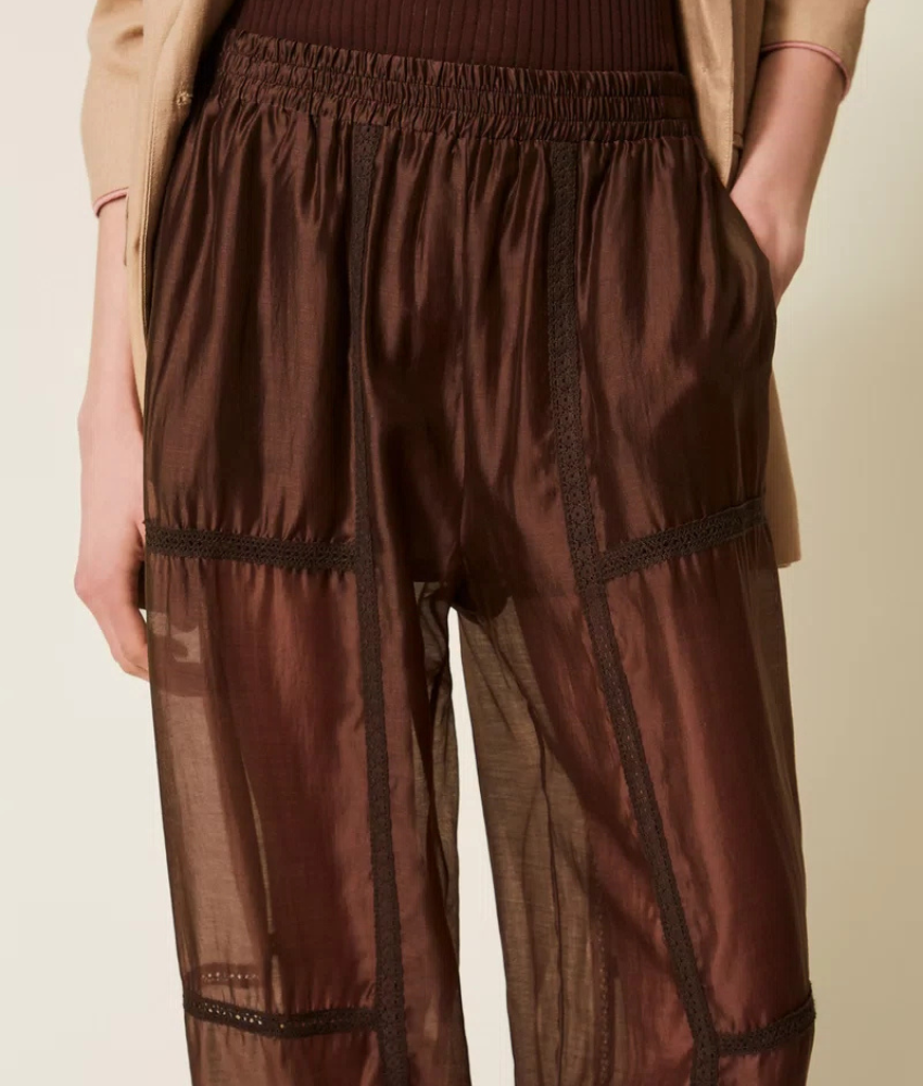 Twinset Voile & Lace Jogger