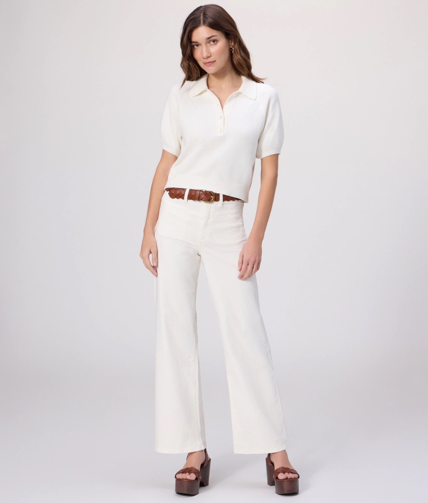 Paige Anessa 31” Front Yoke Stitch Jeans