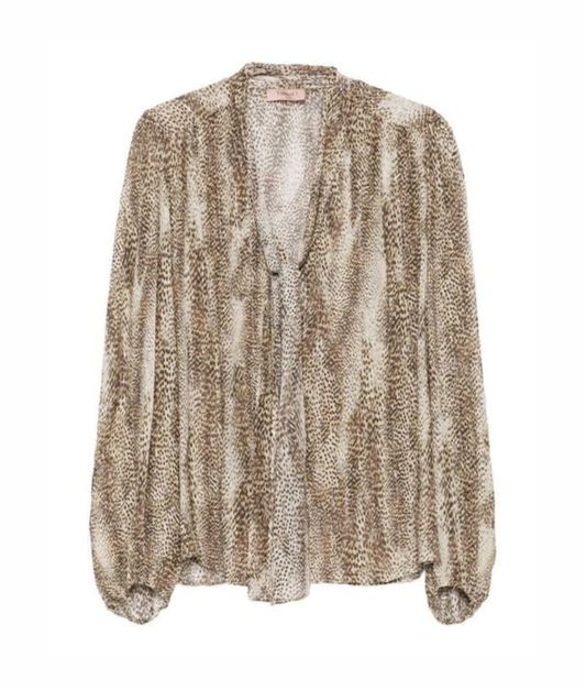 Twinset Lurex Striped Blouse