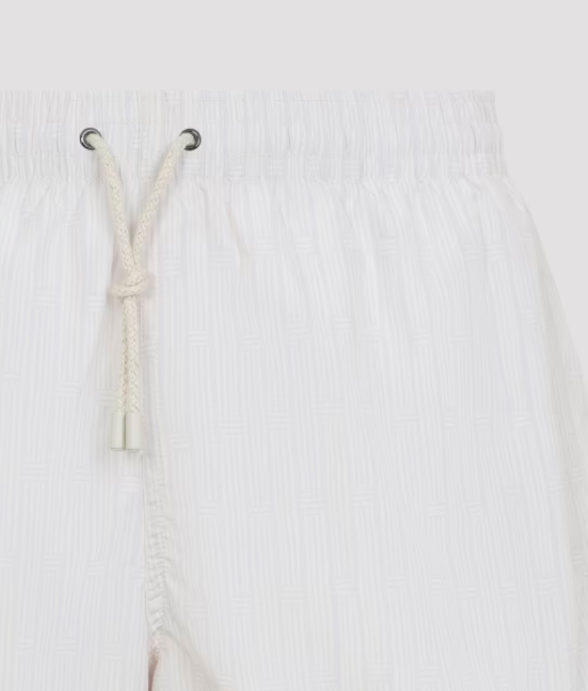 Canali Straight-Leg Mid-Length Swim Shorts