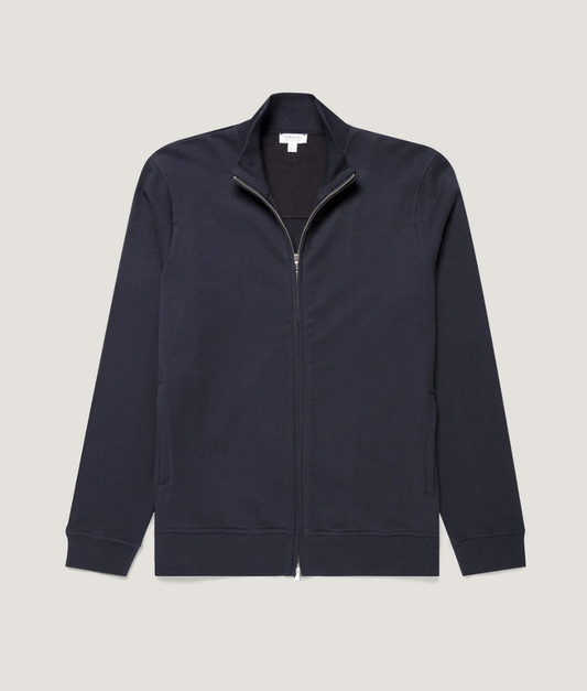 Sunspel Supima Zip Sweatshirt