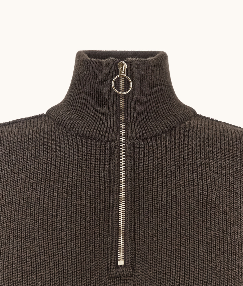 Paul & Shark Tech Wool Half-Zip Sweater