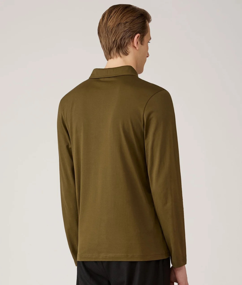 Sunspel LS Jersey Polo