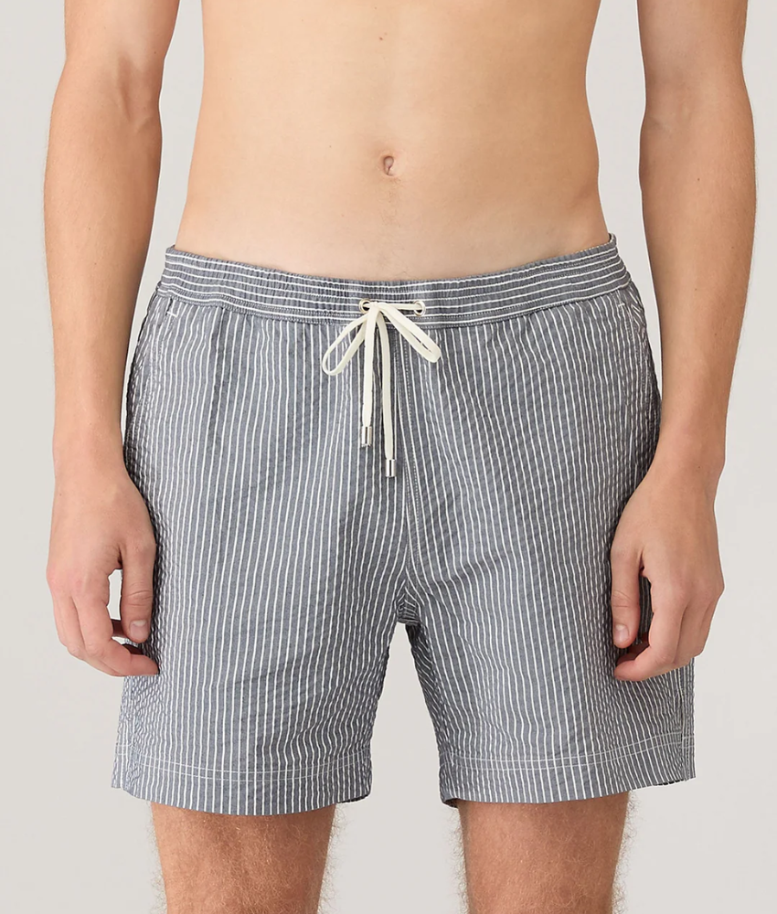 Sunspel Seersucker Swim Short