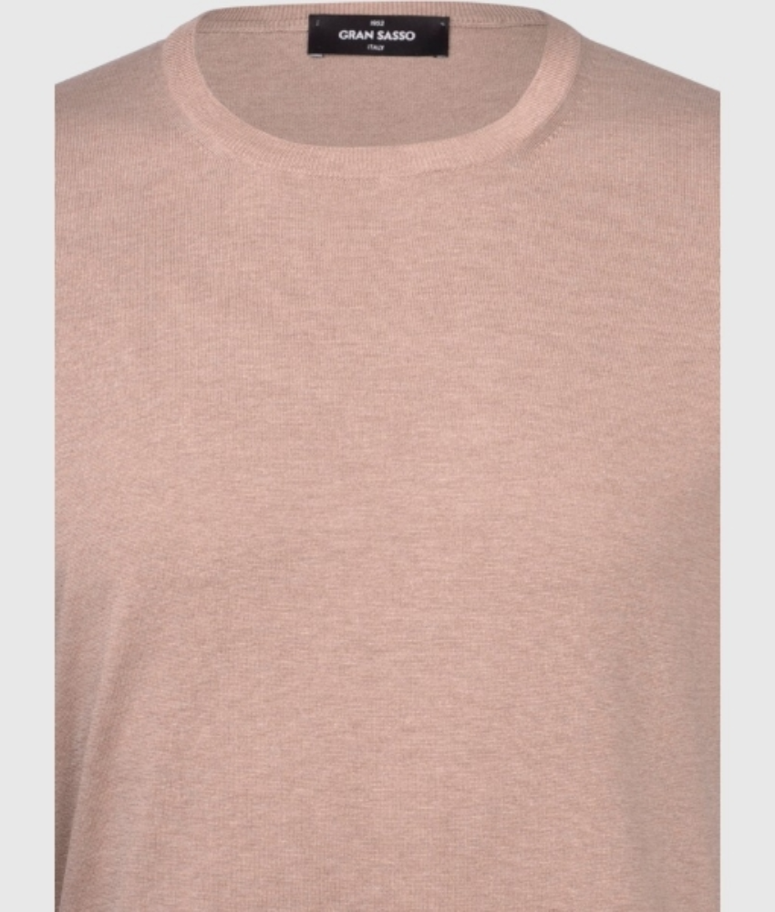 Gran Sasso Silk Knit T-Shirt