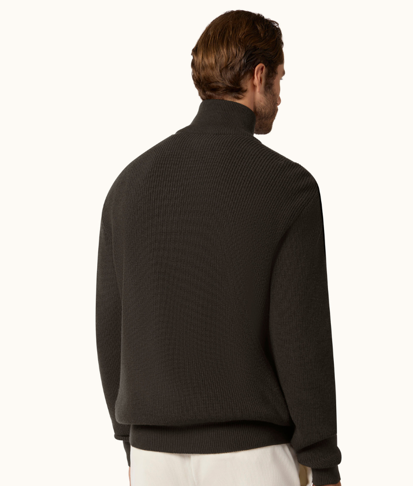 Paul & Shark Tech Wool Half-Zip Sweater