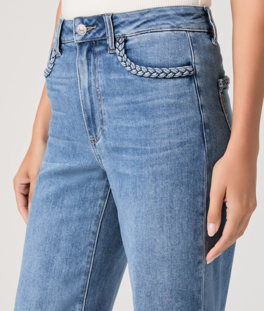 Paige Anessa 31 Inch Wide Leg Jean