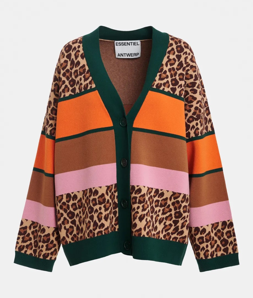 Essential Antwerp Kaudi Striped Knit Cardigan