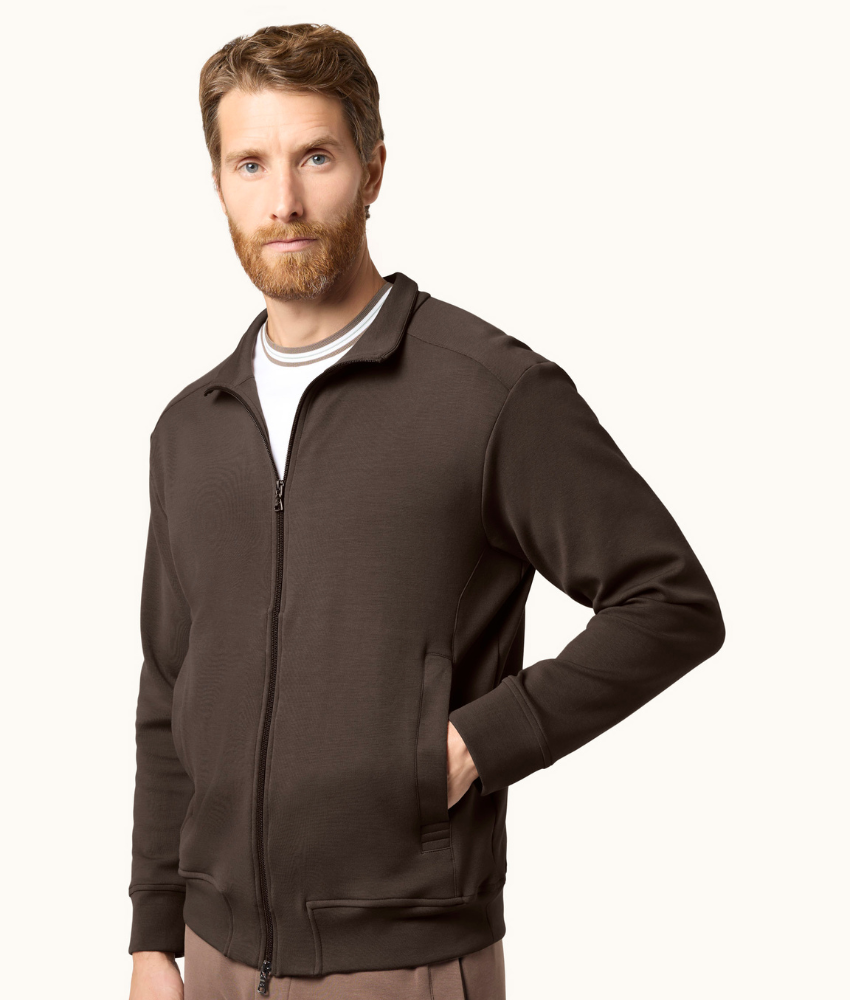 Paul & Shark Woven Zipped Sweatshirt