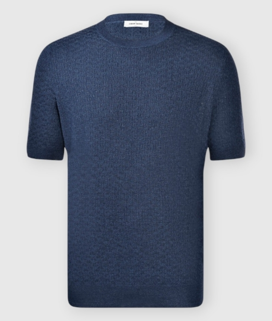 Gran Sasso Brickwork Knit T-Shirt