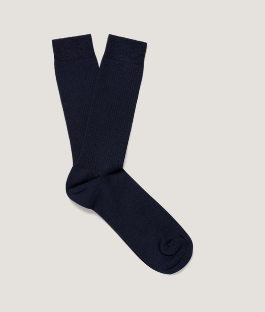 Sunspel Cotton Rib Sock