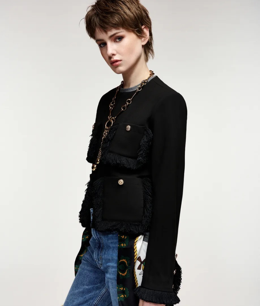 Essential Antwerp Kinetic Fringed Jacket