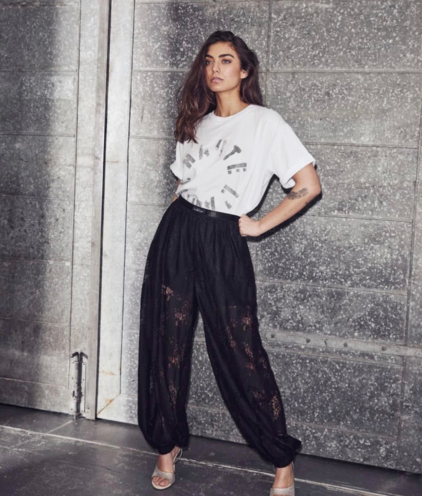 Haute L'amitie Bella Lace Harem Pant