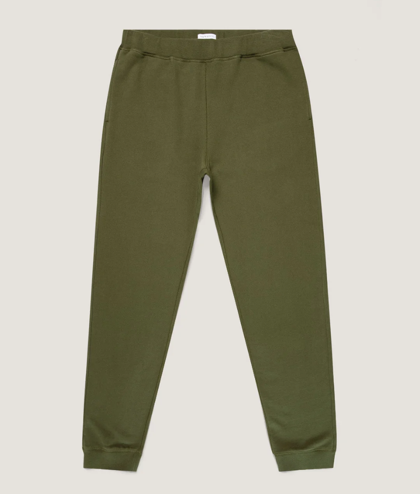 Sunspel Track Pant Deep Olive