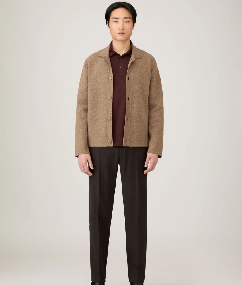 Sunspel LS Jersey Polo