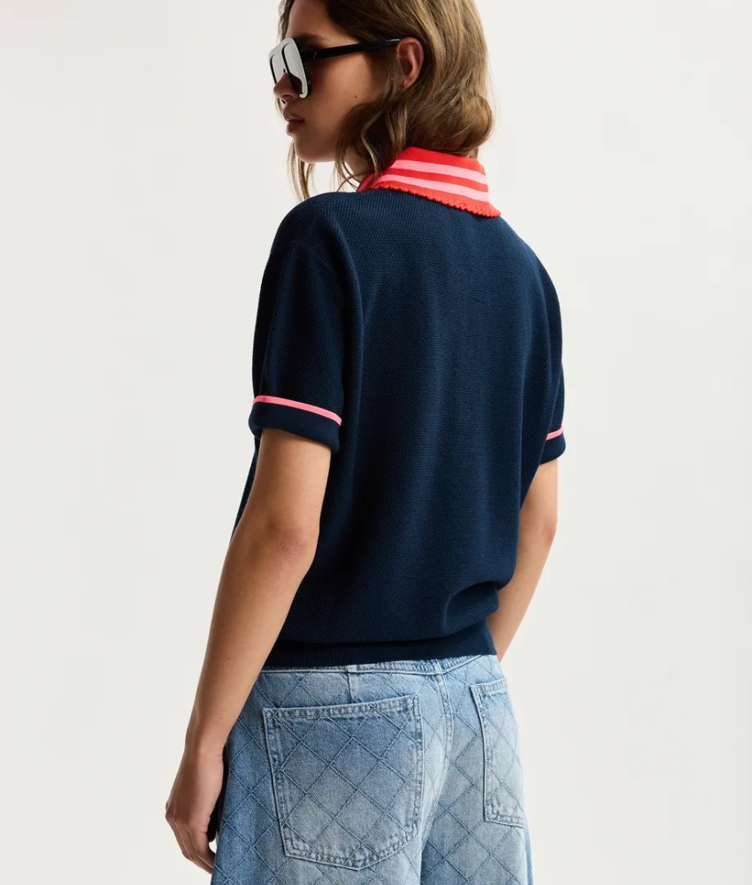 Essential Antwerp Kontrast Knit Polo