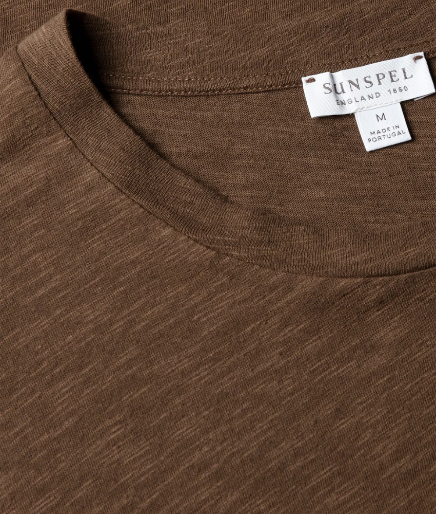 Sunspel Cotton Linen T-Shirt