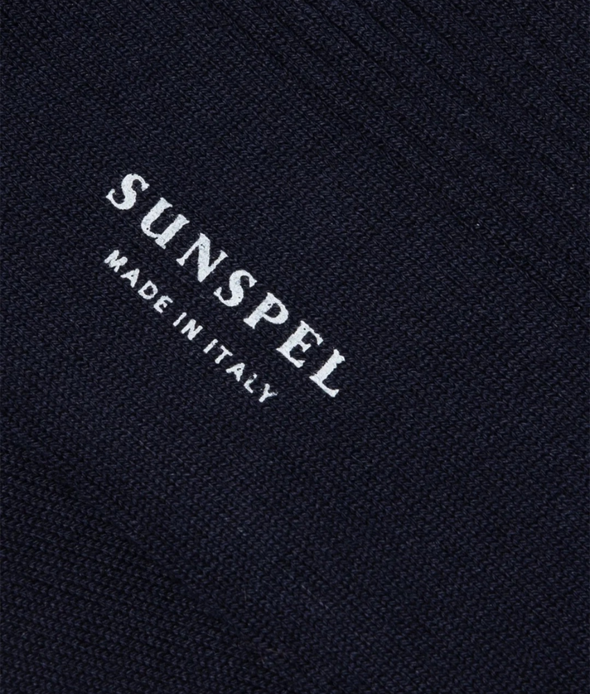 Sunspel Cotton Rib Sock