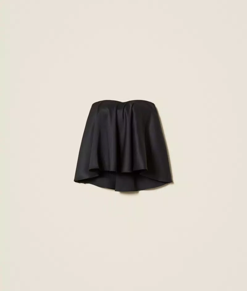 Twinset Satin Bustier Top