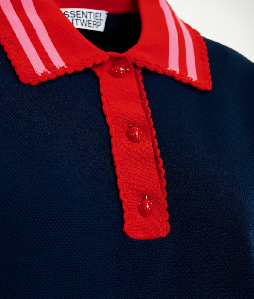 Essential Antwerp Kontrast Knit Polo