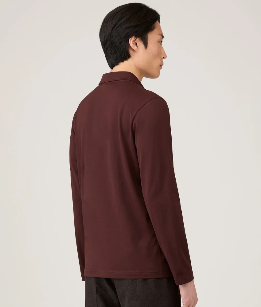 Sunspel LS Jersey Polo