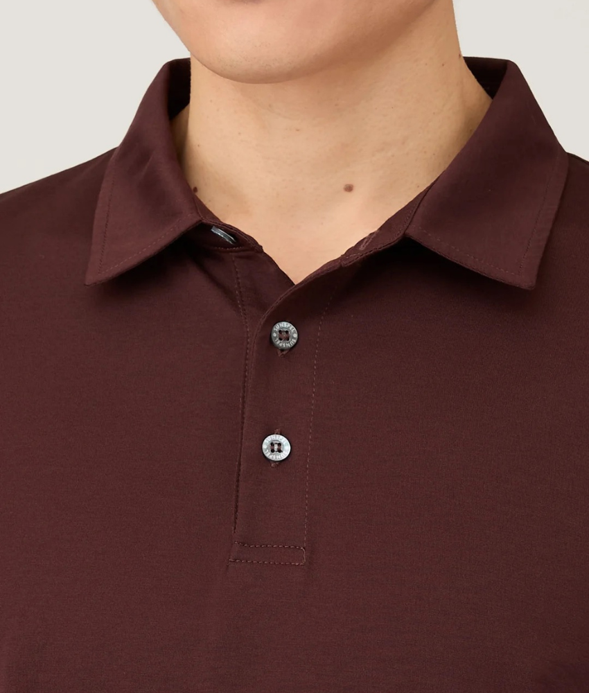 Sunspel LS Jersey Polo