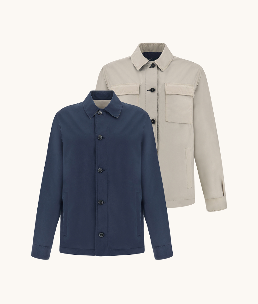 Paul & Shark Reversible Overshirt TYPHOON® PLATINUM