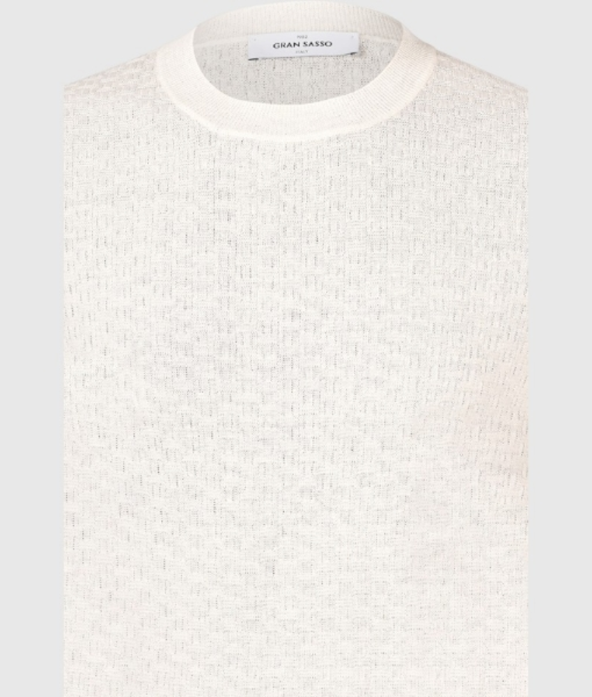 Gran Sasso Brickwork Knit T-shirt