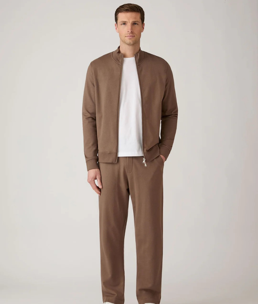 Sunspel Supima Zip Sweatshirt