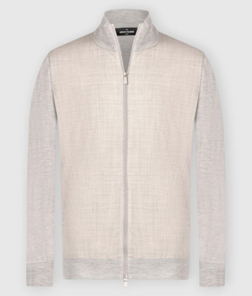 Gran Sasso Super Tasmania Flannel Zip Jacket