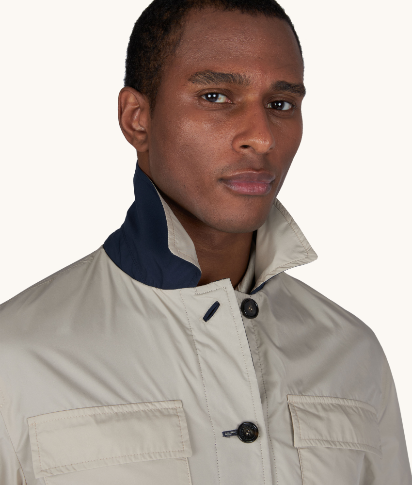 Paul & Shark Reversible Overshirt TYPHOON® PLATINUM